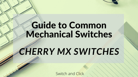 Blog title: guide to Common Mechanical Switches: Cherry MX Switches on Switch and Click.