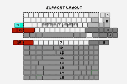 DZ60 PCB keyboard support