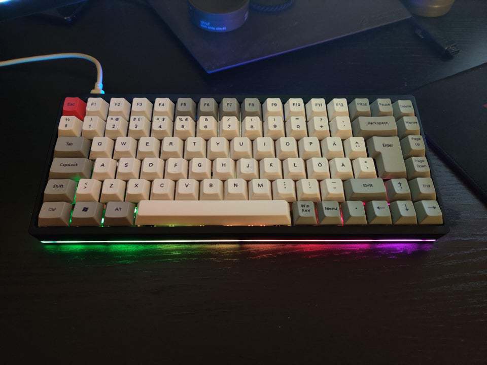 backlit retro keycaps