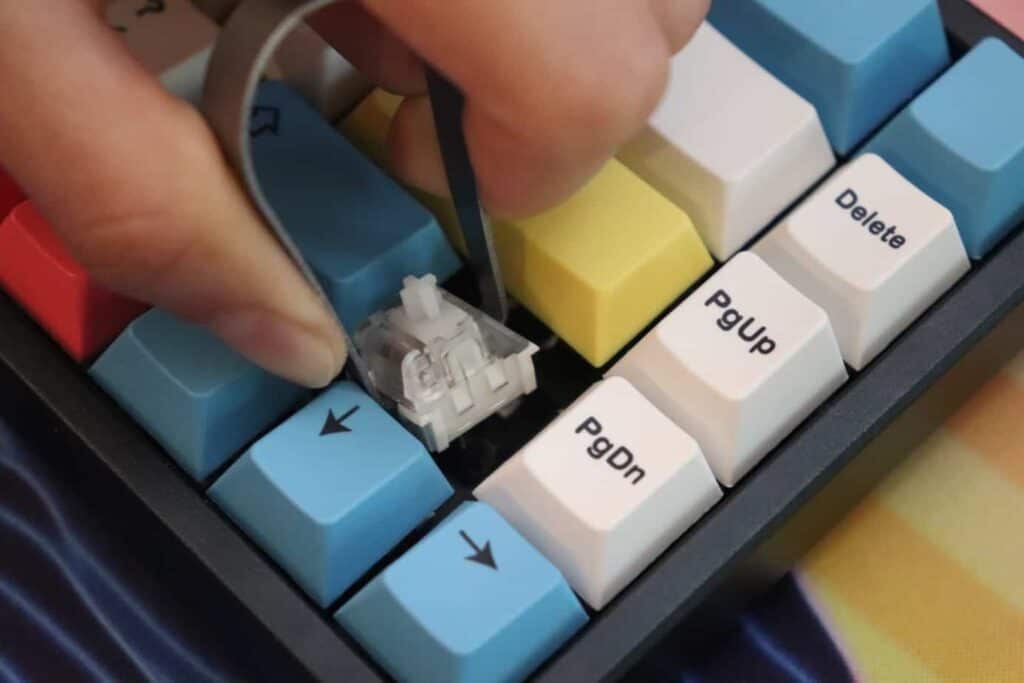 lubricating mechanical keyboard