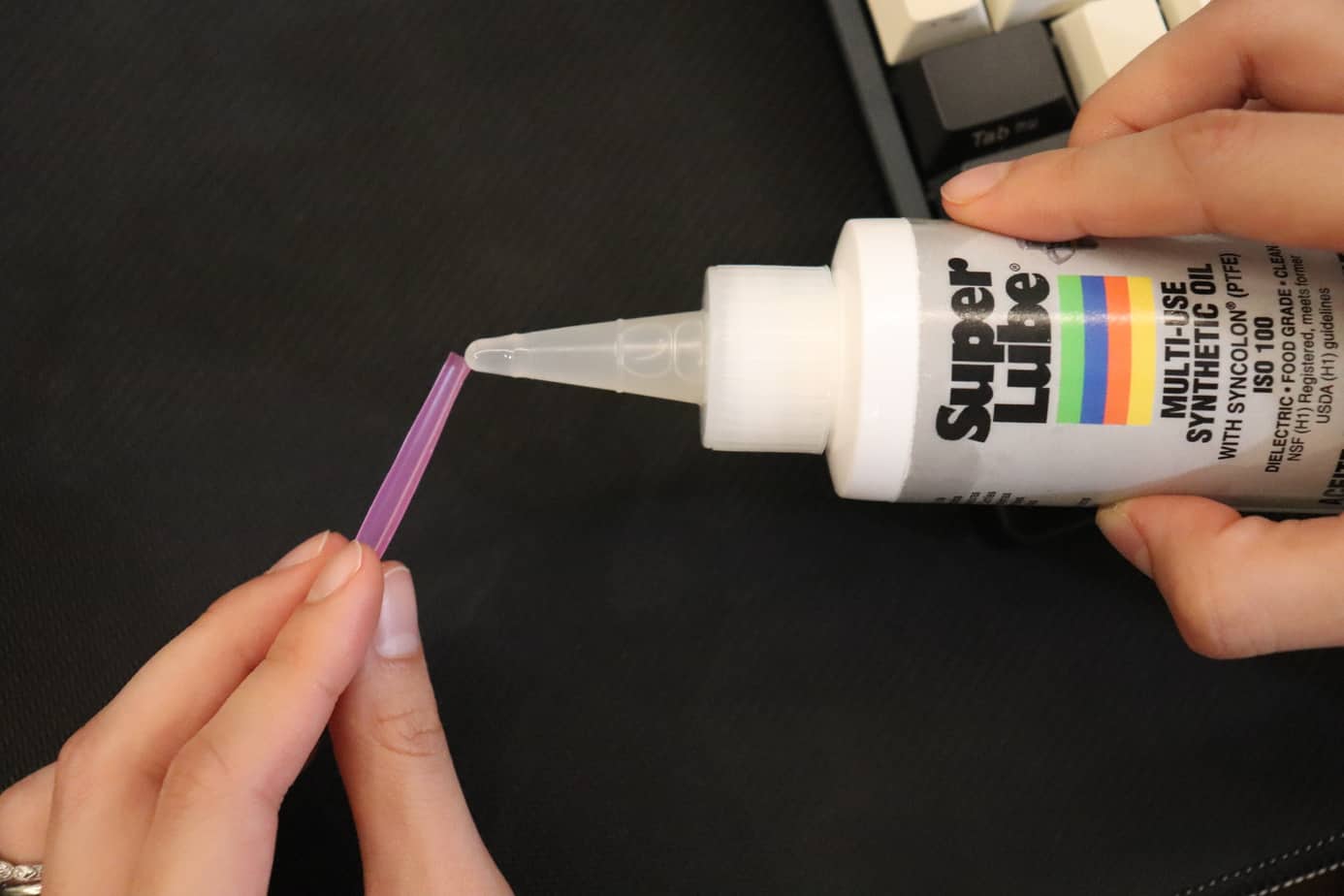 How to Lube Keyboard Switches without Desoldering Switch And Click