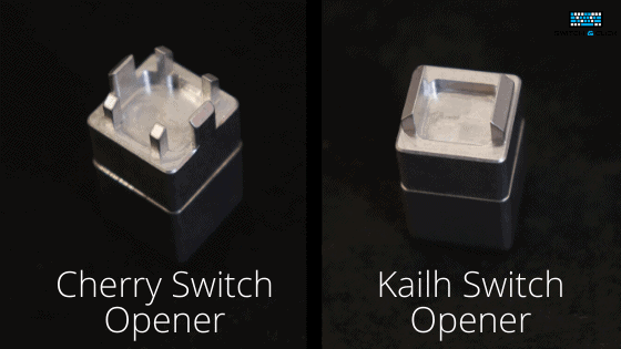 Cherry vs Kailh switch opener comparison