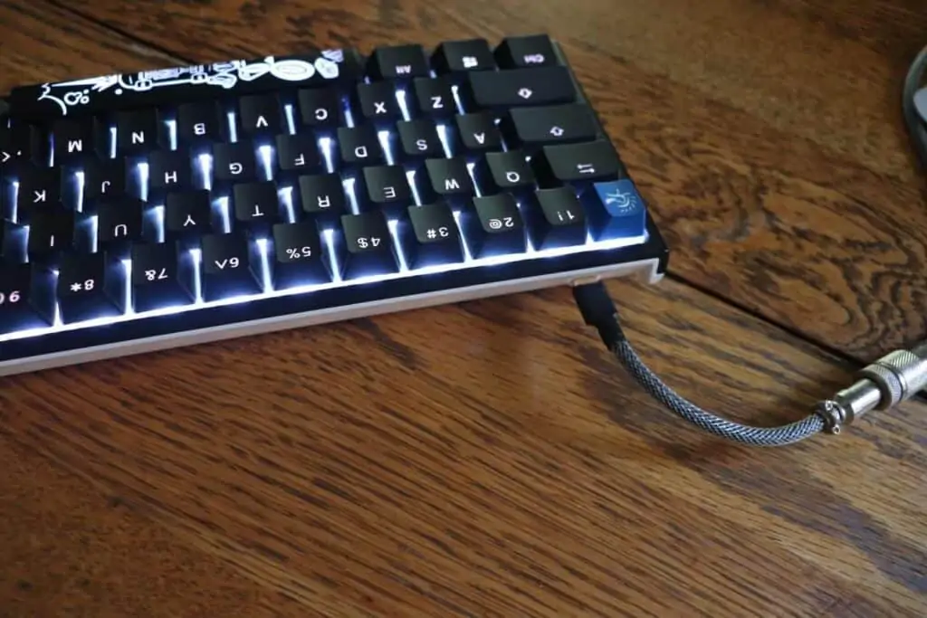 Ducky One 2 Mini with custom cable