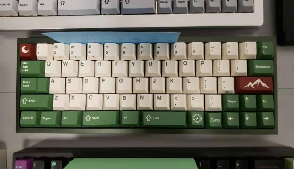 GMK camping custom60%mechanical keyboard