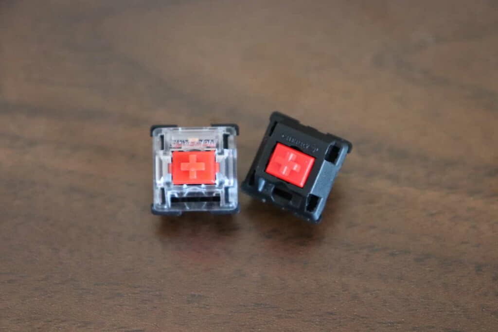 quietest cherry mx switch