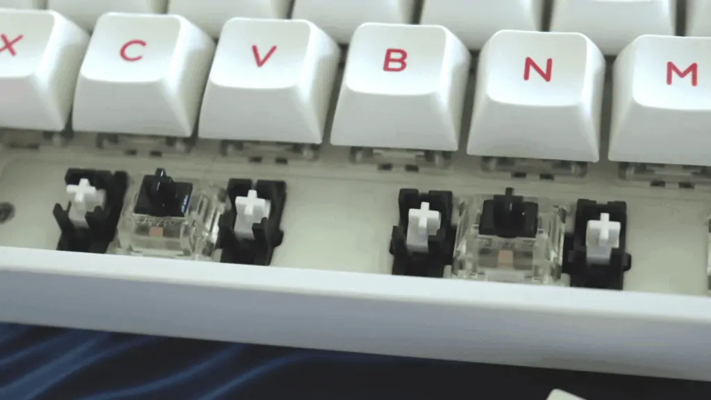 Stabilizers on mechanical keyboard