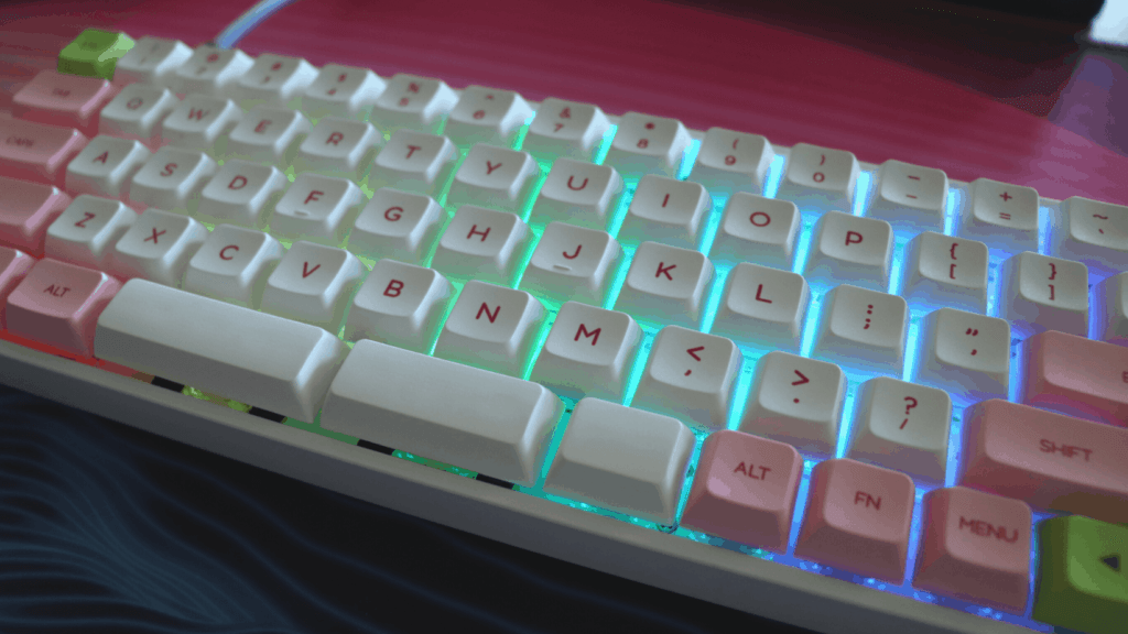 Epomaker GK68X angled view