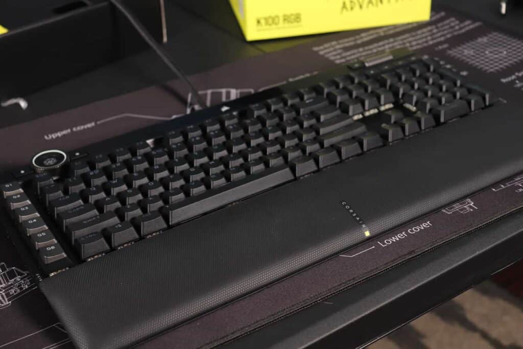 Corsair K100 RGB Wired Gaming Optical-Mechanical OPX Switch