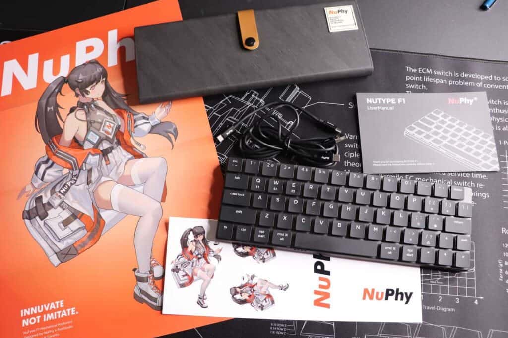 Unboxing of Nuphy Nutype F1 mechanical keyboard