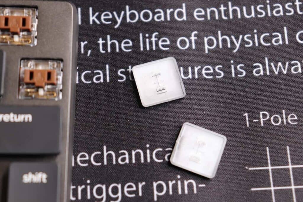 Keycaps of the Nuphy Nutype F1