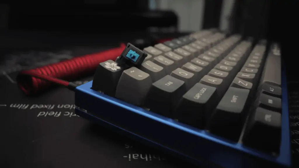 key switch on mechanical keyboard