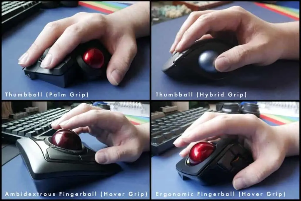 how to use trackball mouse